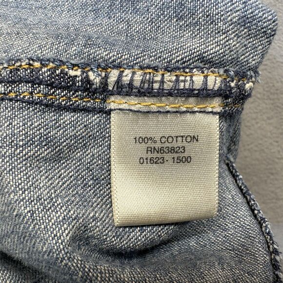 Christopher & Banks Womens Size 12 Modest Denim Midi Skirt A-Line No Slit - Picture 7 of 7